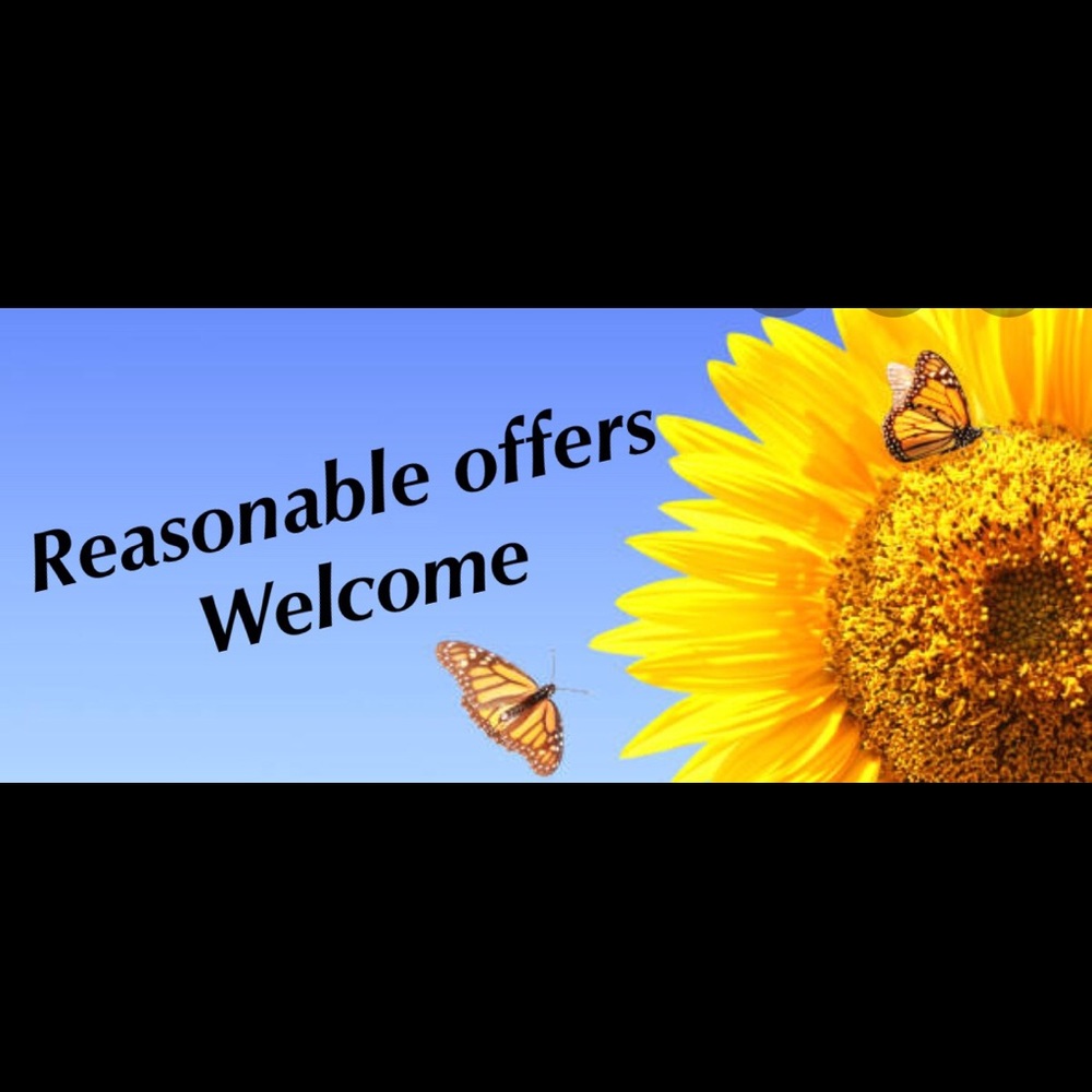 Reasonable offers welcome!